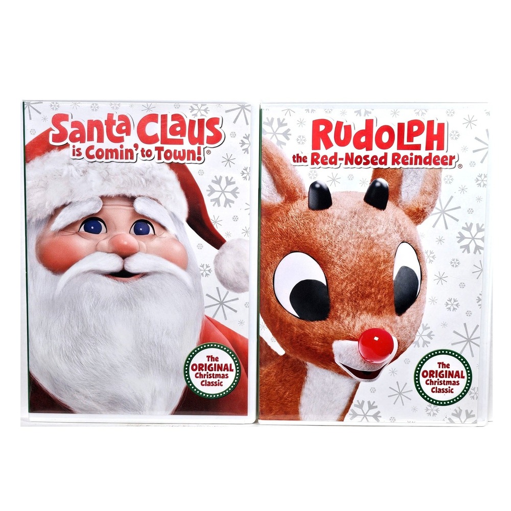 Rankin Bass Rudolph Santa Claus Unisex 2-DVD Lot Christmas Classics Remastered‎